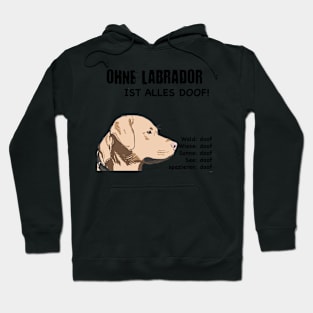 Without Labrador everything is stupid! Hoodie